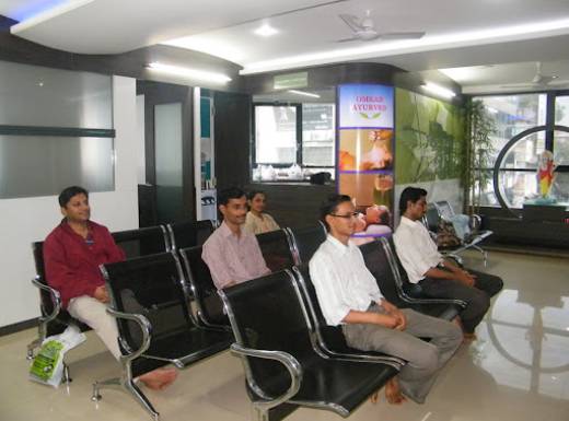 Omkar Ayurved hospital waiting area